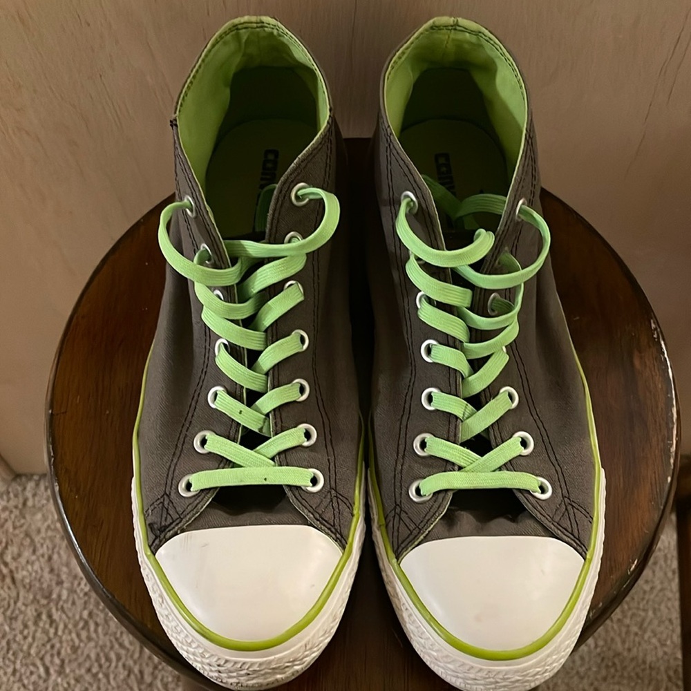 Converse Grey/Green Men Size 12
